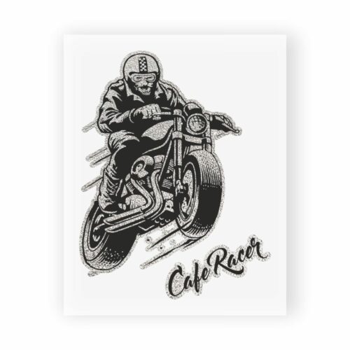 Adesivi Stickers Cafe Racer 10 x 12 cm