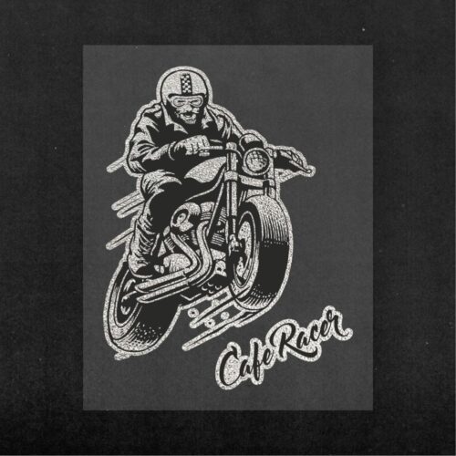 Adesivi Stickers Cafe Racer 10 x 12 cm - immagine 2