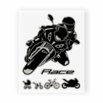 Stickers-Evolution-Biker-Race-10x12cm-6331-A