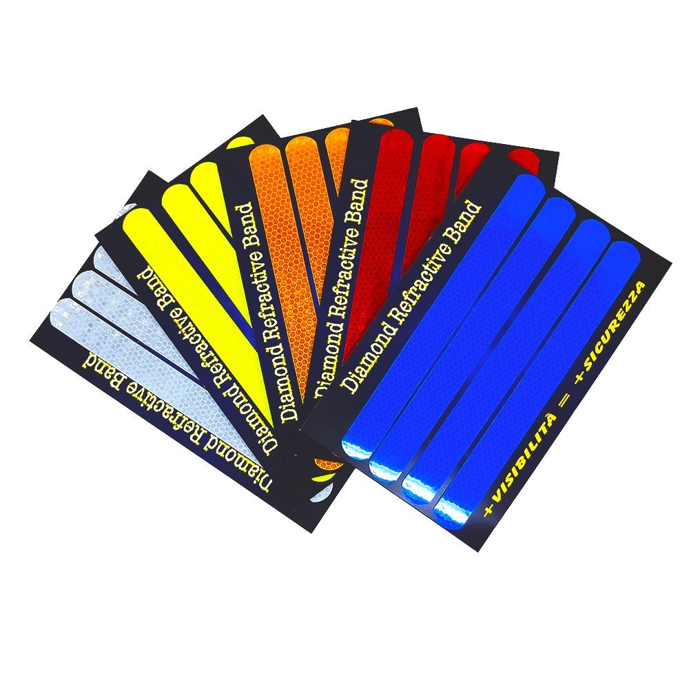 x24 Ricambio Strisce Adesive Zebrate per LIMA PER UNGHIE - BOOMERANG