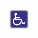 Cartello-”Disabili”-Adesivo