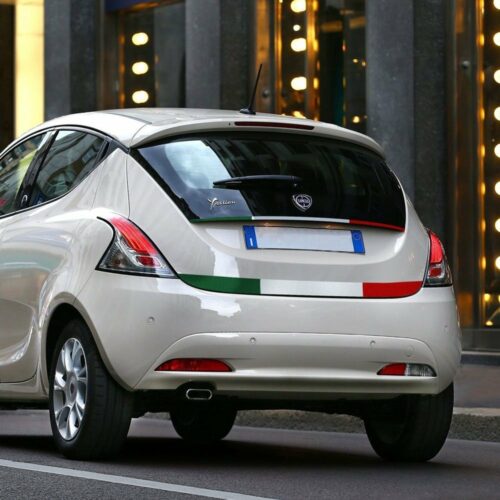 Stripes Tre Strisce Adesive Componibili per Auto Tricolore Italia - immagine 4