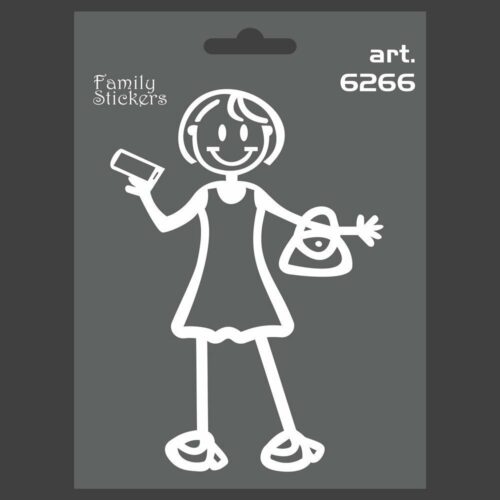 Adesivi Family Stickers Mamma Cellulare