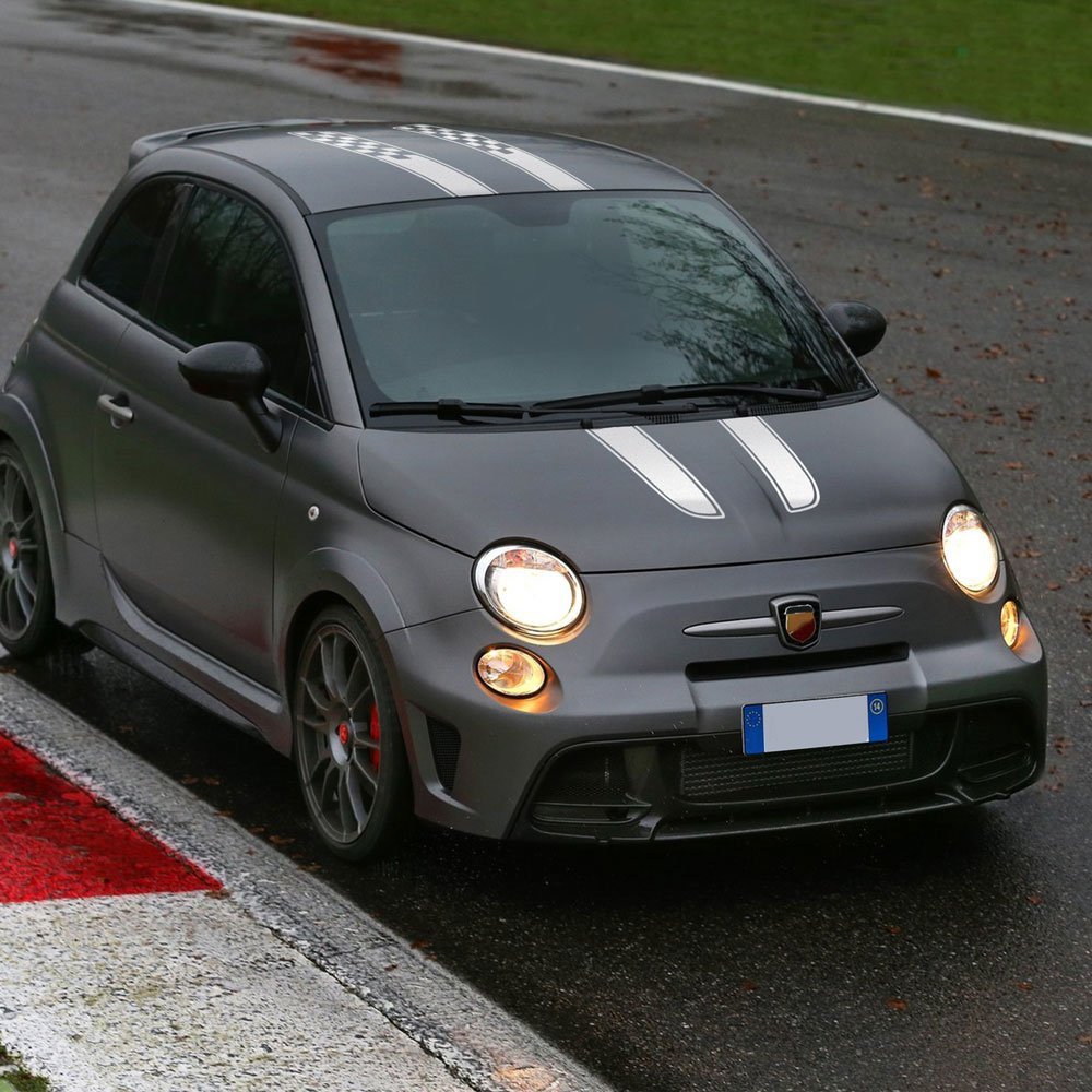 Kit Strisce Adesive Per Cofano Auto - Bianco, 120x12 Cm, PVC Resistente Ai UV - Foto 11