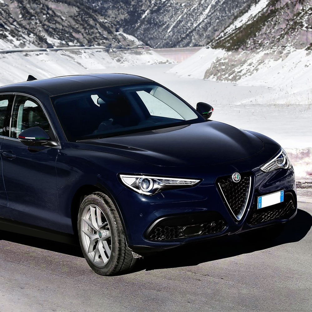 STRIPES STRISCE ADESIVE TRICOLORE ITALIA CON SCRITTA ALFA ROMEO - Foto 8