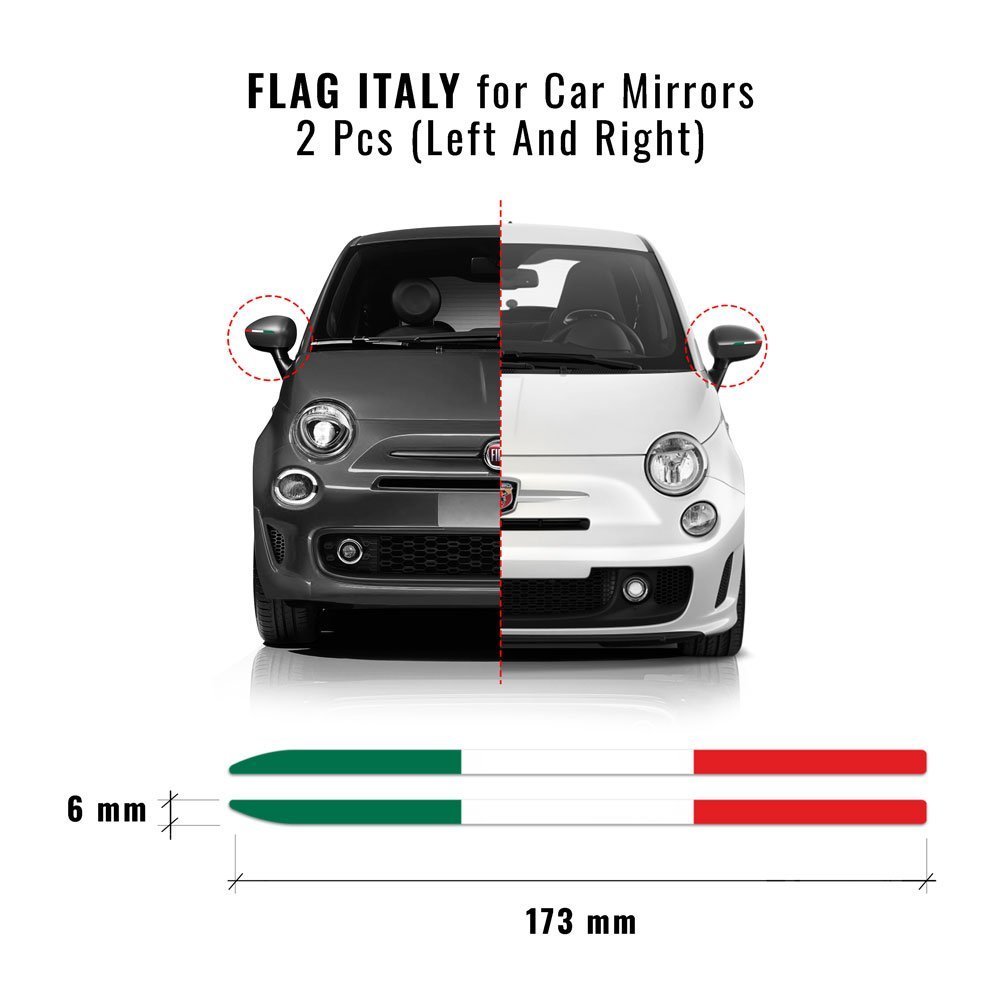 Modanatura Triangolo Sinistro Nero Opaco Lato Guida Per ABARTH 500 595 695 Restyling 8059694629433