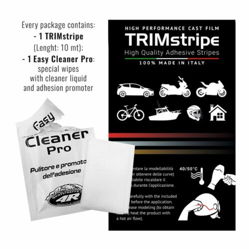 Trim Stripe Strisce Adesive per Auto, 3 Fili, Nero - immagine 3