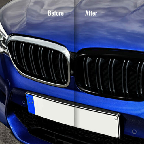 Black Cover Strisce Adesive Nero Lucido per Wrapping Cromature Auto - immagine 4