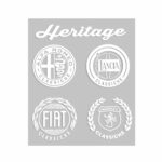 stickers vintage heritage lancia alfa romeo fiat abarth