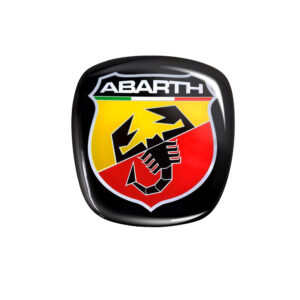 adesivo 3d sticker ufficiale abarth ricambio logo
