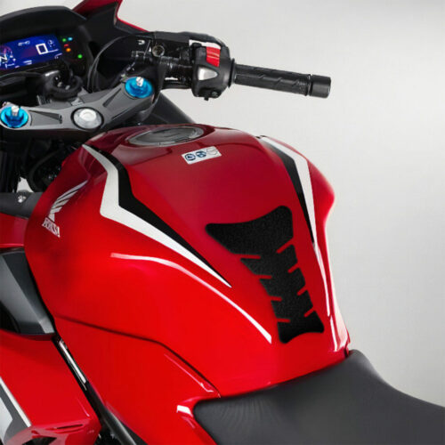Paraserbatoio Tankpad Grip Antiscivolo per Moto Sport, Nero - immagine 6